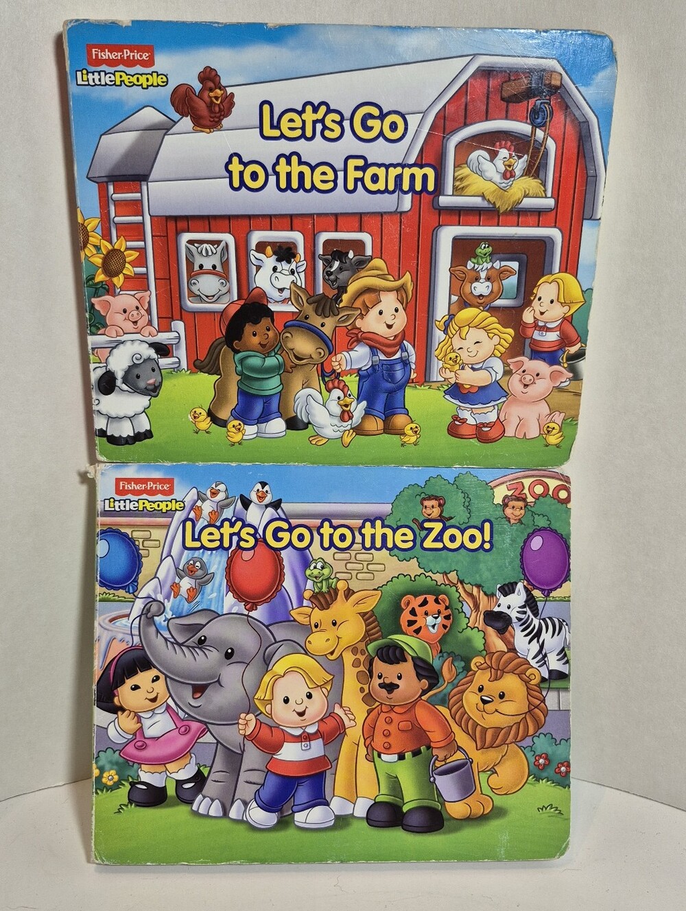 Fisher-Price Little People: Let's Go to the Farm & Let's Go To The Zoo